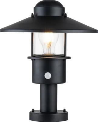 Immagine prodotto di Elstead nero E27 60W Klampenborg lampada a stelo per esterni con sensore