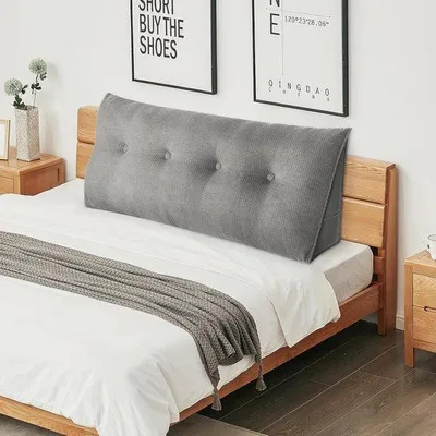 Produktbild von Famanu Rückenkissen für Bett und Sofa - 120cm Weiches Corduroy