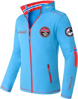 Zdjęcie produktu dla Męska kurtka softshellowa Nebulus MAESTRO, ciepła kurtka outdoorowa, praktyczna i wszechstronna kurtka przejściowa, P4751 - męska, malibou blue, L