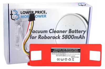 Obrázek produktu pro Náhradní akumulátor Tradebit pro vysavače Xiaomi Roborock S50, S51, S55, T4, T60, 14,4 V, 5800 mAh, BRR-2P4S-5200S, Li-Ion