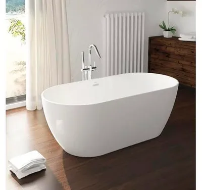 Produktbild von Jungborn Freistehende Badewanne TWO 80 x 170 cm weiß glänzend