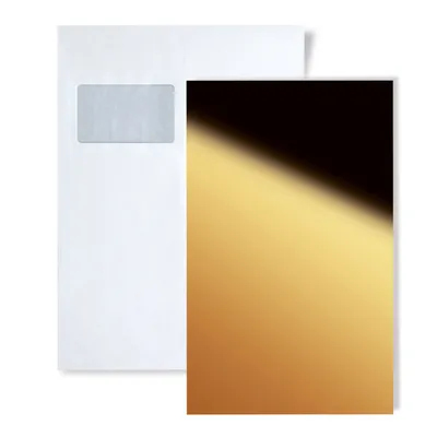 Immagine prodotto di 1 campione di pannello da parete S-25078 WallFace Gold DECO Collection | Dimensioni circa A5