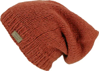 Produktbild von Beanie Mütze, Strickmütze, Nepalmütze, Wintermütze - Rostorange, Uni, Wolle, Hüte, Mützen