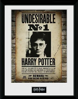 Produktbild von GB Eye poster im Rahmen Harry Potter Hogwarts Nr. 1 30 x 40 cm