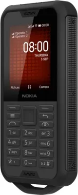 Produktbild von Nokia 800 Tough - Pasek - Dual SIM - 6,1 cm (2,4 cala) - 2 MP - 2100 mAh - Czarny