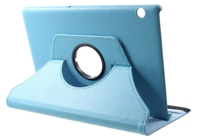 Produktbild von Huawei MediaPad T5 10 Hülle - 360° Rotating Klapphülle - Hellblau