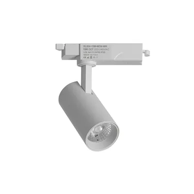 Productafbeelding van LED-spot voor eenfasige railsystemen, 15 W, met instelbare kleurtemperatuur: 2700 K, 4000 K, 6000 K, en instelbaar wit licht
