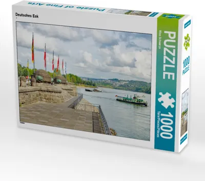 Produktbild von CALVENDO Puzzle Deutsches Eck | 1000 Teile Lege-Größe 64x48cm Foto-Puzzle für glückliche Stunden