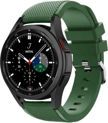 Produktbild von Strap-it Silikonarmband passend für Samsung Galaxy Watch 7 (40&44mm) / 6 (Classic) / 5 (Pro) / 4 (Classic) / FE / – grün