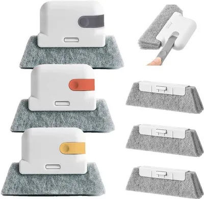 Productafbeelding van Raamgroef Reinigingsborstel - 3-in-1 Set