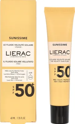 Produktbild von Lierac Sunissime The Velvety Sun Fluid SPF50+