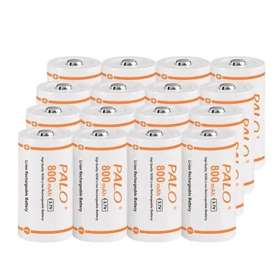 Obrázek produktu pro Baterie CR123A, kapacita 800 mAh, dobíjecí, 16 kusů baterií