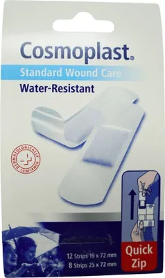 Produktbild von Cosmoplast Pflaster Quick Zip Water Resistant 20 Einheiten