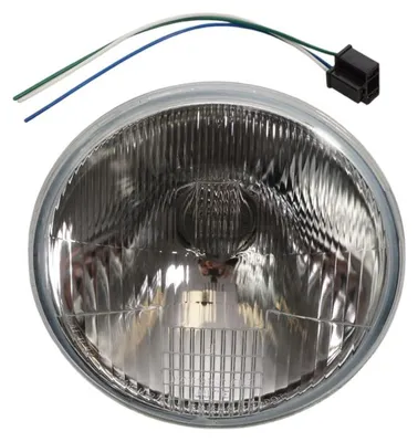 Image de Réflecteur rond de 7 pouces, modèle Wendee, EMGO, référence 2024/12, compatible avec les lampes 66-65000 DOT