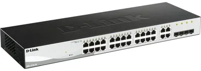 Obrázok produktu pre D-Link DGS-1210-28 Managed L2/L2+ 1U Schwarz