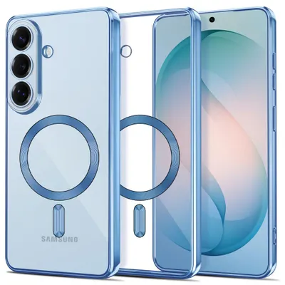 Image de Étui Tech-Protect MagFlex MagSafe pour Samsung Galaxy S26 - transparent bleu