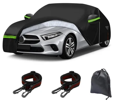 Immagine prodotto di Copertura per auto, compatibile con Mercedes-Benz Classe A dal 2012 al 2024, a 6 strati, impermeabile, protezione per tutte le condizioni atmosferiche
