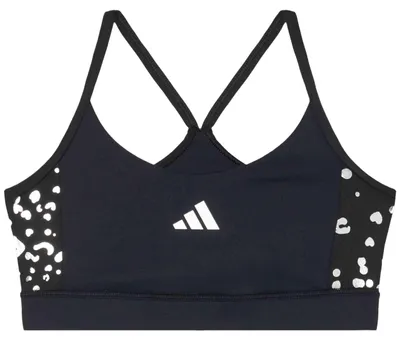 Imagen del producto de Sujetador Adidas Essentials Glam Print "Black/Silvmt" para Niña