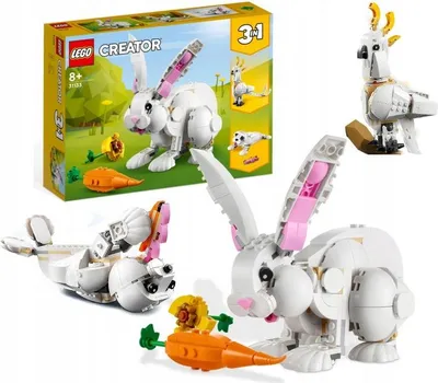 Imagen del producto de LEGO® 31133 LEGO® Creator 3in1 31133 Weißer Hase Bausatz