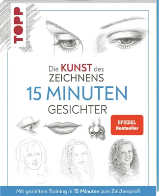 Produktbild von Die Kunst des Zeichnens 15 Minuten - Gesichter. SPIEGEL