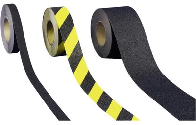 Produktbild von Antirutschbelag, Typ Universal, gelb/schwarz, 50 mm x 18,3 m
