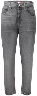 Produktbild von Schwarze Damen Mom-Jeans: Ultra High Tapered, Ausgewaschen & Trendy