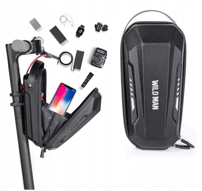 Produktbild von WILDMAN v2 Lenkertasche Größe M Schwarz für E-Scooter
