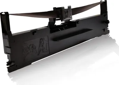 Produktbild von 1x kompatibles Nylonband für Epson LQ 630 LQ 630 S C 13 S 015307 Ribbon black BK