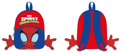 Produktbild von Spiderman Spidey 3D Plüsch Rucksack, Tasche 30 cm