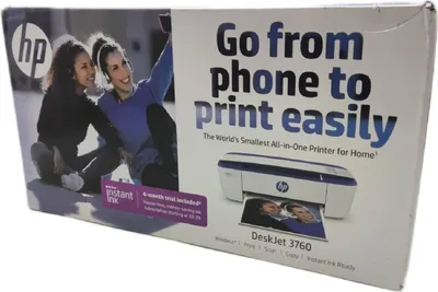 Produktbild von HP Deskjet 3760 All-In-One weiß/blau
