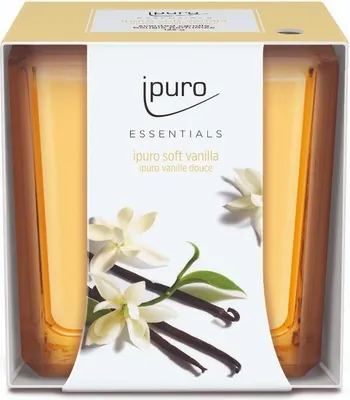 Produktbild von ipuro Soft vanilla, Quadratisch, Gelb, Bergamotte, Moschus, Sandelholz, Vanille, 25 h, 1 Stück(e)