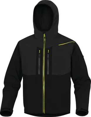 Image de Veste Softshell 3 couches noir/jaune TL - DELTA PLUS - HORT2NJGT