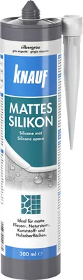 Produktbild von Knauf Mattes Silikon silbergrau 300 ml