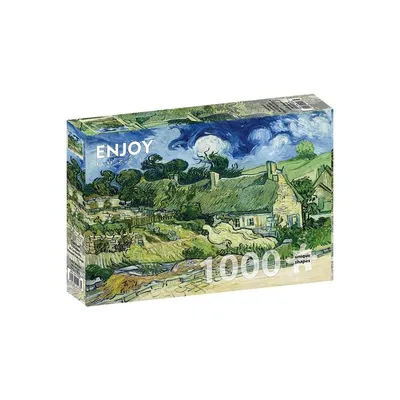 Image de ENJOY Puzzle Vincent Van Gogh : Chaumière à Cordeville 1000 pièces