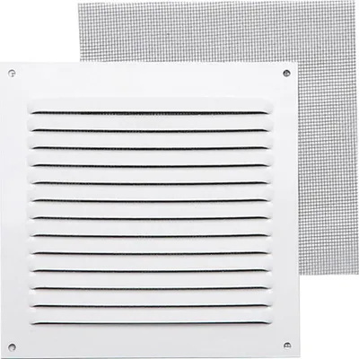 Produktbild von Fepre Lüftungsgitter Mit Moskitonetz 150x150 Mm Silber  Silber One Size