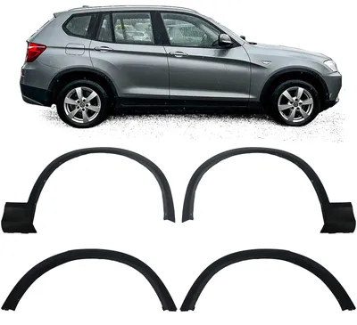Obrázok produktu pre Predné a zadné rozšírenia blatníkov pre BMW X3 F25 (modelové roky 2010-2017)
