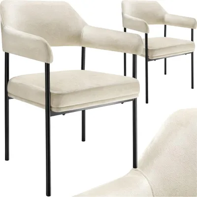 Produktbild von tectake® Armlehnstuhl Doé gepolstert 58 x 62 x 85 cm