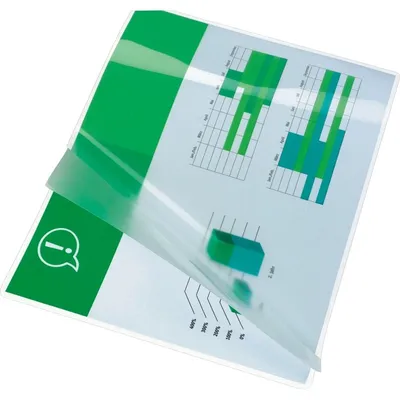Produktbild von GBC Laminiertaschen f. Dokumente A4 2x250 Micron glänzend (100), Glänzend, Transparent, A2, 303 mm, 216 mm, 100 Stück(e)