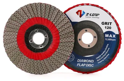 Imagen del producto de Discos de corte de 4 pulgadas, grano 120, disco segmentado de diamante, para amoladoras angulares