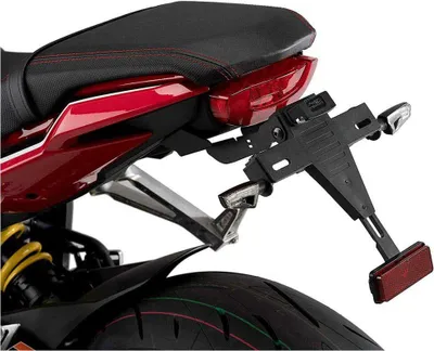 Produktbild von Puig Honda Cbr650r 21 Kennzeichenhalter Schwarz  Schwarz One Size