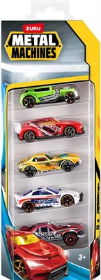 Produktbild von Zuru Metal Machines Fahrzeug 5er Pack sortiert