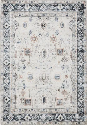 Immagine prodotto di benuta tappeto vintage lavabile George Crema/Grigio 80x150 cm tappeto soggiorno camera da letto morbido orientale rettangolare