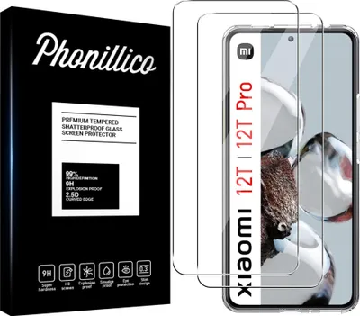 Obrázok produktu pre Tvrdené sklo pre Xiaomi 12T / 12T Pro [2 ks] Screen Protector Film Anti-scratch Glass Resistant Phonillico®