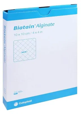 Produktbild von BIATAIN Alginate Kompressen 10x10 cm 10 St