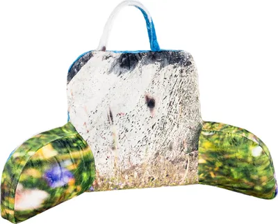 Obrázok produktu pre Vankúš – podpora čítania – 50 x 100 cm – zelený, sivý