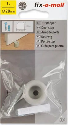 Produktbild von Türstopper fix-o-moll rund 28mm hellgrau