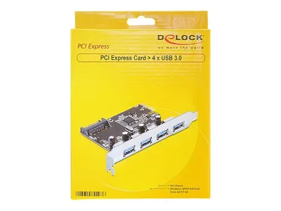 Obrázek produktu pro Delock PCI Express Card > 4 x USB 3.0 - USB-Adapter