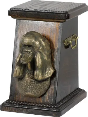 Obrázok produktu pre Pudel - urna na popol psa, elegantná urna so sochou, pamätná urna s popiersím psa značky Art-Dog