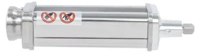 Immagine prodotto di Pressa per pasta - Accessorio per robot da cucina - Larghezza 14 cm - Spessore regolabile da 0,3 a 2,3 mm - Per sfoglie di ravioli e wonton - Acciaio inossidabile e lega di alluminio - Argento
