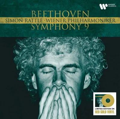 Zdjęcie produktu dla Beethoven - Symphony No. 9 - Simon Rattle/Wiener Philharmoniker (Red & Gold Coloured) (2 LP)